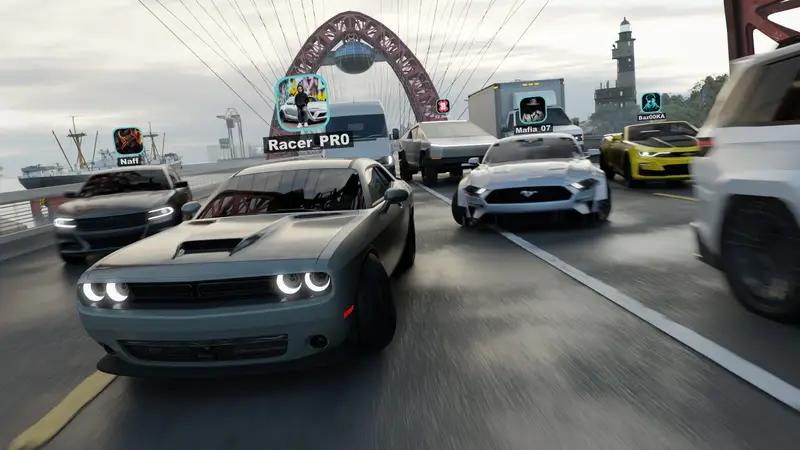 The connected world map of Traffic Racer Open World